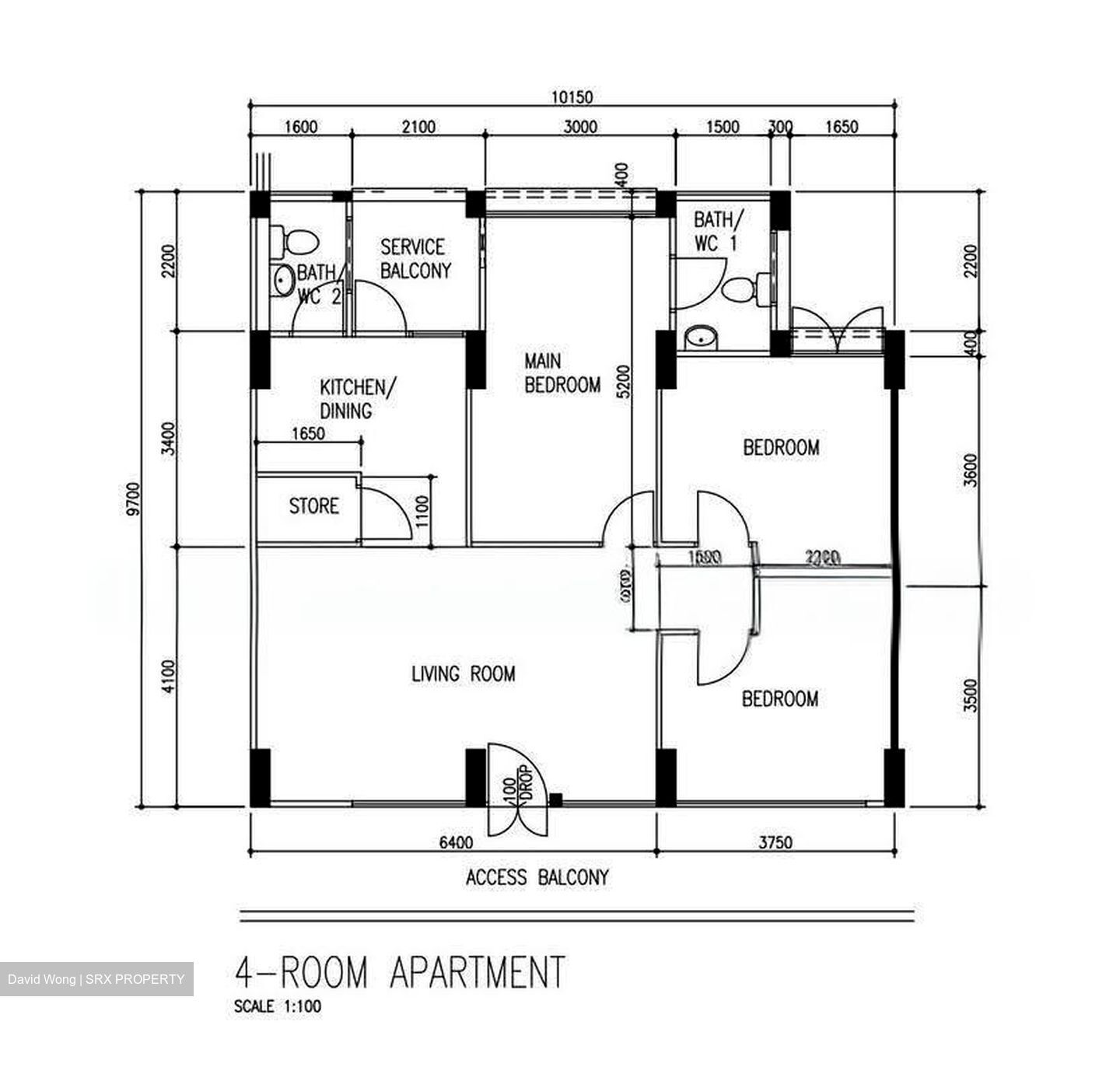 Blk 605 Woodlands Drive 42 (Woodlands), HDB 4 Rooms #638244381